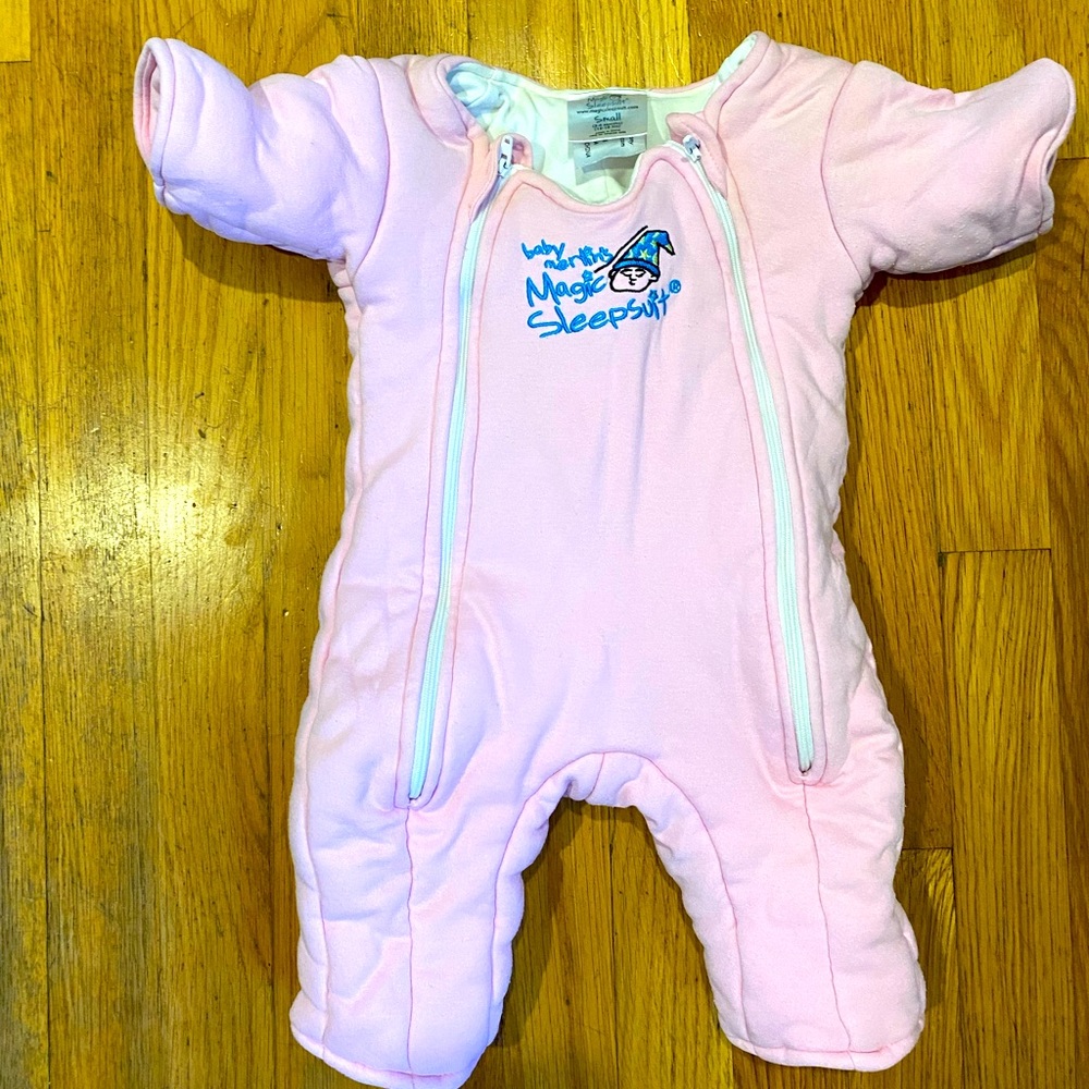 Size Small Baby Merlin Magic Sleep Suit, for swaddle transition